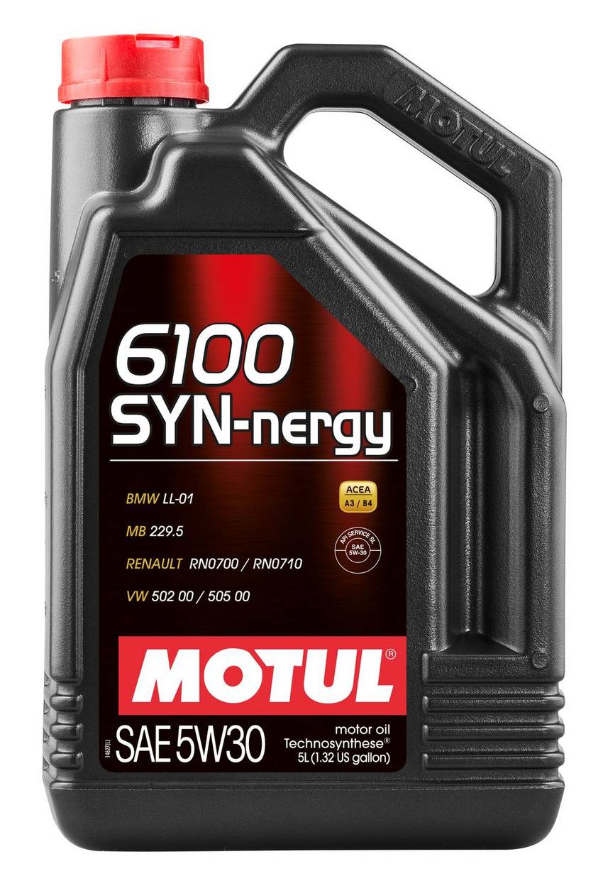 Audi BMW Engine Oil (5w30) (5 Liter) (SYN-Nergy 6100) 83212365947 - Motul 107972